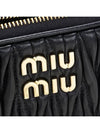 Matelasse Nappa Leather Mini Bag Black - MIU MIU - BALAAN 6