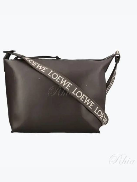 Supple Smooth Calfskin Cubi Cross Bag Dark Grey - LOEWE - BALAAN 2