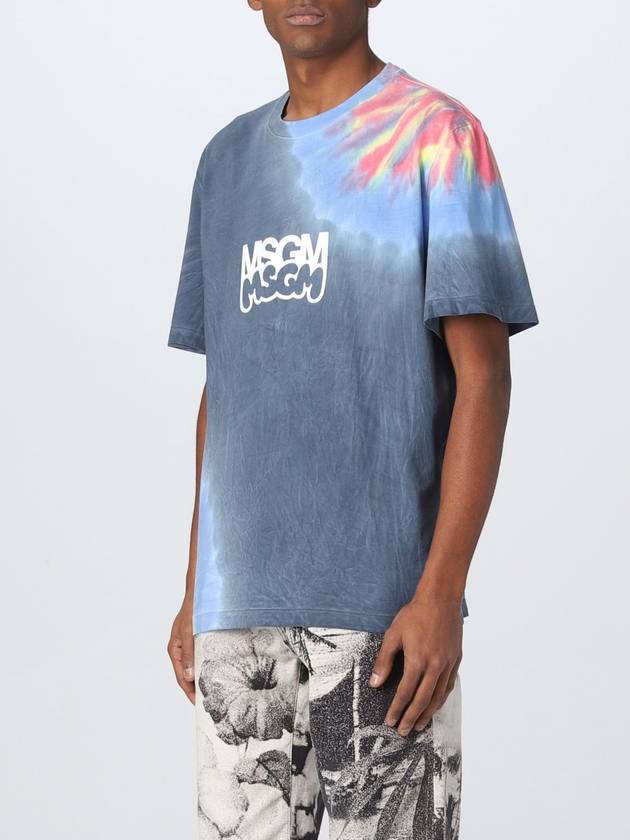 T-shirt Msgm con logo e stampa tie dye - MSGM - BALAAN 4