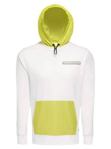 Logo Cotton Hoodie Yellow White - MOOSE KNUCKLES - BALAAN 1