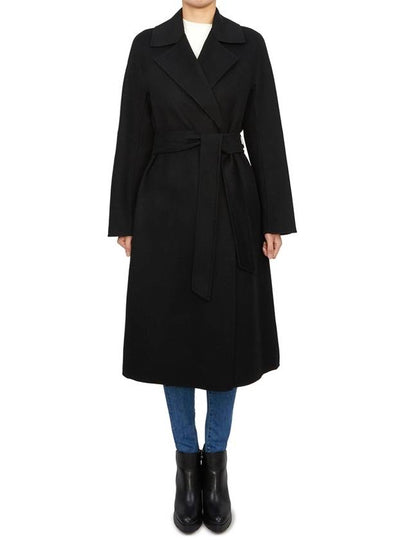 Class Wool Cashmere Single Coat Black - MAX MARA - BALAAN 2