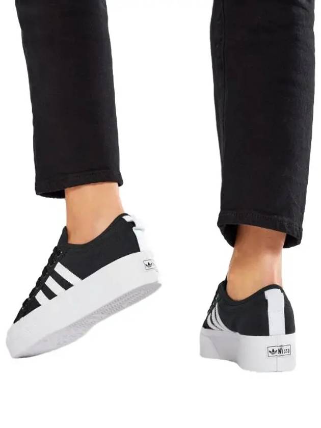 Nizza Platform Low Top Sneakers Black - ADIDAS - BALAAN 11