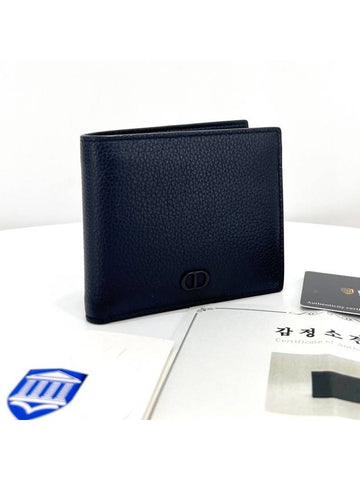 Logo Men s Bicycle Wallet Navy - DIOR - BALAAN 1