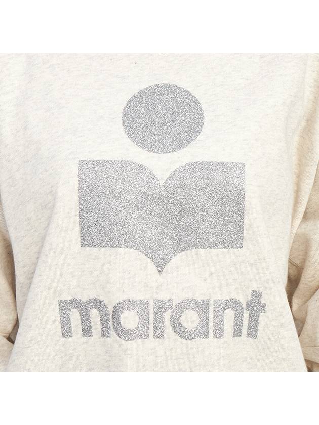 Moby Logo Print Sweatshirt Ecru - ISABEL MARANT - BALAAN 9