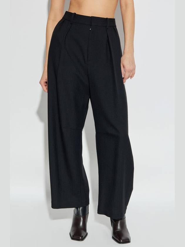 Loewe Wool Trousers, Women's, Black - LOEWE - BALAAN 3