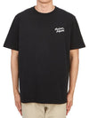 Handwriting Comfort Short Sleeve T-Shirt Black - MAISON KITSUNE - BALAAN 2