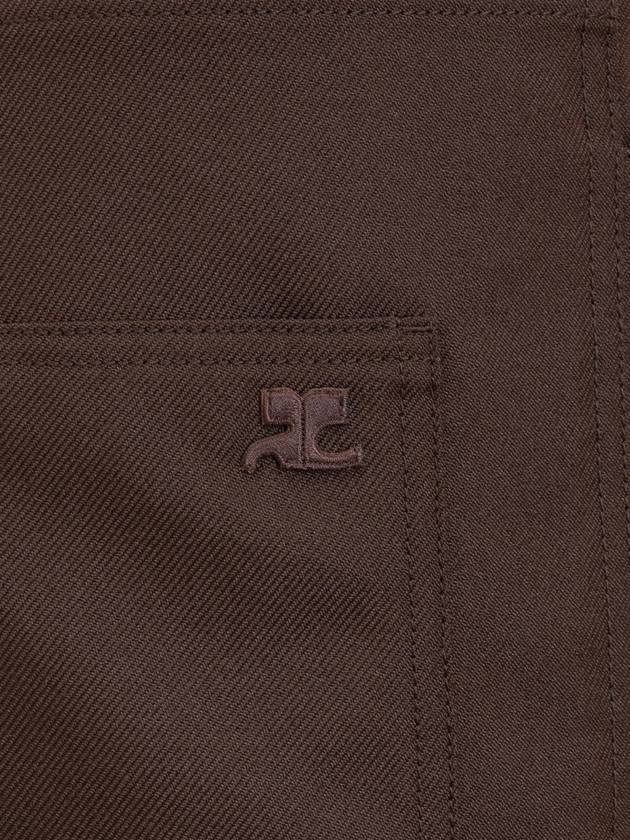 Straight Pants 323CPA021PL00561983 Brown - COURREGES - BALAAN 5