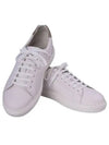 Logo Leather Low Top Sneakers White - BRUNELLO CUCINELLI - BALAAN 2