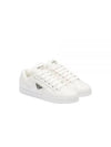 Logo Quilted Nappa Leather Low Top Sneakers White - PRADA - BALAAN 2