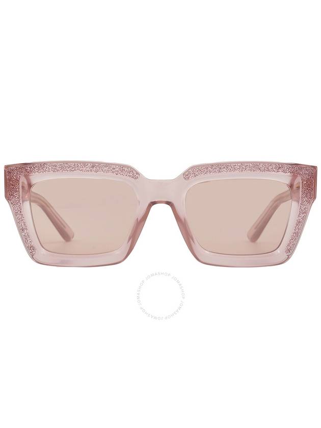 Jimmy Choo Pink Flash Square Ladies Sunglasses MEGS/S 0FWM/2S 51 - JIMMY CHOO - BALAAN 1