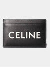 Lettering Logo Printing Card Wallet Black - CELINE - BALAAN 2