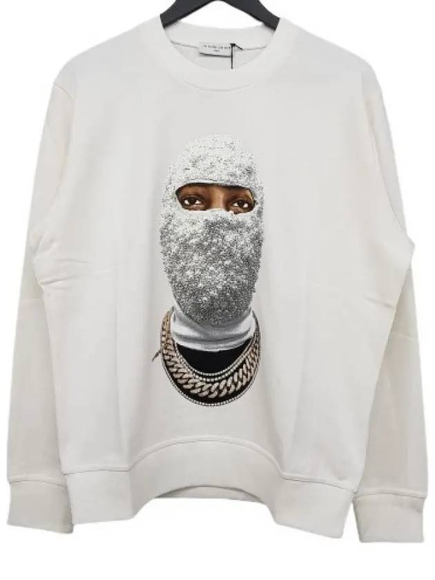 NUS20241 081 Mask Sweatshirt White - IH NOM UH NIT - BALAAN 2