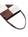 Vera Checkerboard bag brown & ivory - HAI - BALAAN 4