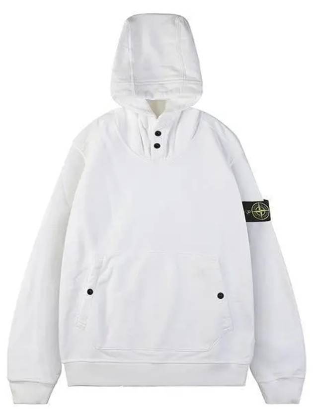 Garment Dyed Hoodie White - STONE ISLAND - BALAAN 2