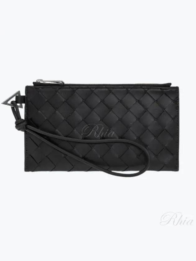 Intrecciato Bill Pouch Bag Black - BOTTEGA VENETA - BALAAN 2