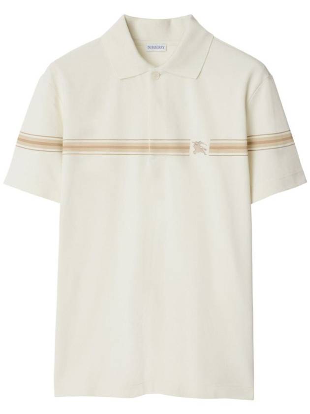 Striped Cotton Polo Shirt 8104054 - BURBERRY - BALAAN 2