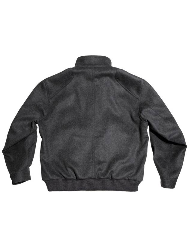 Oversized Wool Bomber Jacket Gray MJK2037 - IFELSE - BALAAN 3