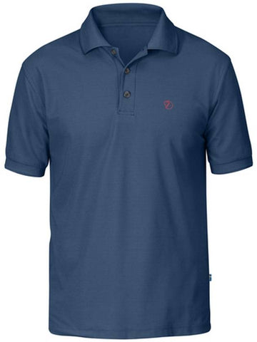 CROWLEY PIQUE SHIRT UNCLE BLUE - FJALL RAVEN - BALAAN 1