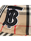 Monogram Motif Vintage Check Cotton Baseball Cap Archive Beige - BURBERRY - BALAAN 5