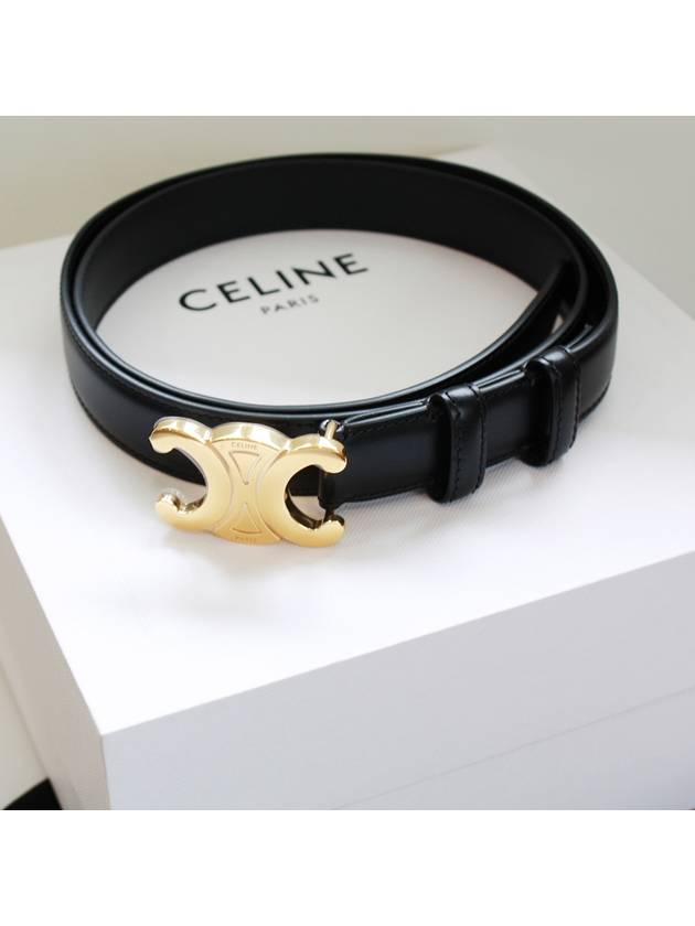 Triope Medium Belt Black Gold Plated 45AK93A01 38NO - CELINE - BALAAN 5