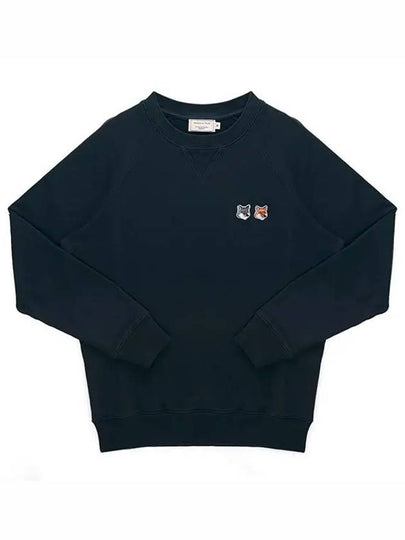 Double Fox Head Patch Classic Sweatshirt Anthracite - MAISON KITSUNE - BALAAN 2