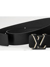 Men's LV Optic Reversible Leather Belt Black - LOUIS VUITTON - BALAAN 3