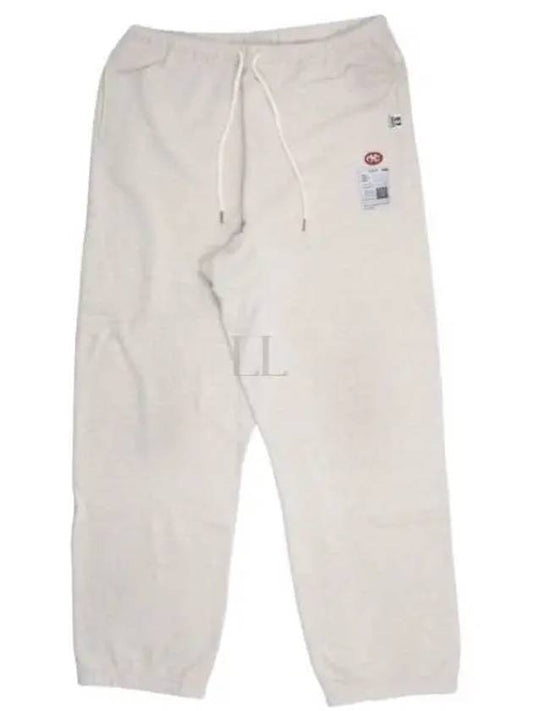 J13PT724 White Patch Logo Sweatpants - MIHARA YASUHIRO - BALAAN 1