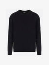 Light Fleece Sweatshirt Black - CP COMPANY - BALAAN 2