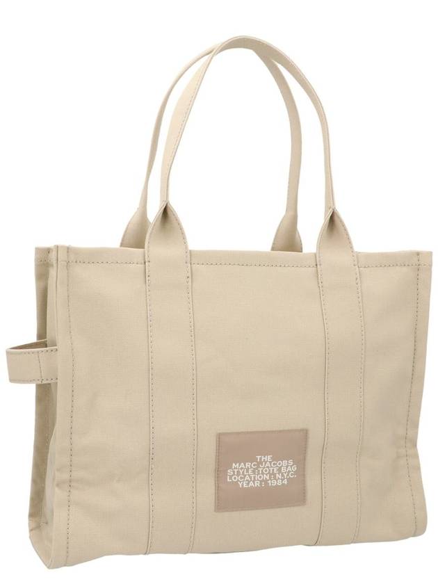 Signature Logo Tote Bag Beige - MARC JACOBS - BALAAN 3