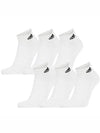 Performance Cushion Ankle Socks 6 Pairs White - ADIDAS - BALAAN 3