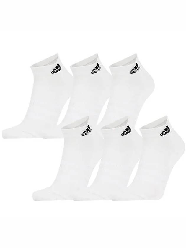 Performance Cushion Ankle Socks 6 Pairs White - ADIDAS - BALAAN 3