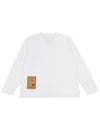 Henley Long Sleeve T-Shirt White - TEN C - BALAAN 3