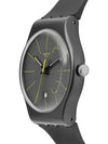 SUOB404 Essentials CHARCOLAZING Quartz Urethane Watch 41mm - SWATCH - BALAAN 3