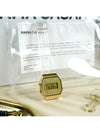 Transparent classic gold vintage electronic wristwatch - CASIO - BALAAN 7