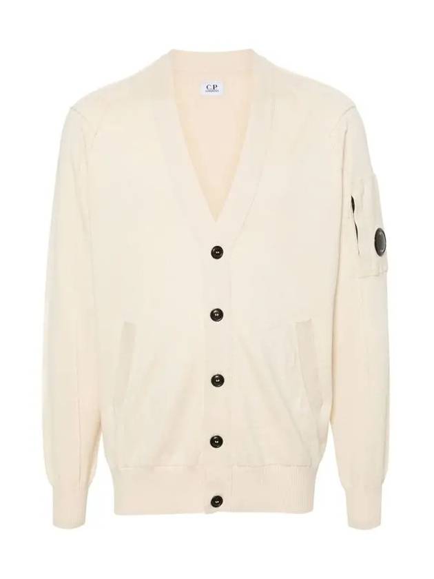 Lens Cotton Cardigan Beige - CP COMPANY - BALAAN 2