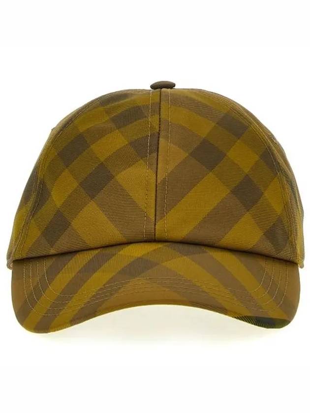 Check Base Ball Cap Yellow - BURBERRY - BALAAN 2