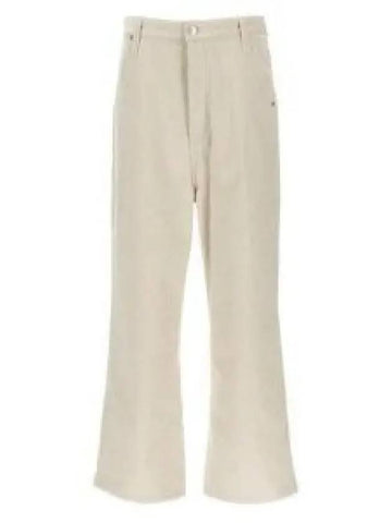 Men s Straight Pants White UTR102 CO0053 185 963999 - AMI - BALAAN 1