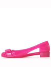 Vara Bow Jelly Ballet Flat Hot Pink - SALVATORE FERRAGAMO - BALAAN 4