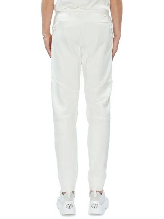 Diagonal Raised Fleece Track Pants White - CP COMPANY - BALAAN 6