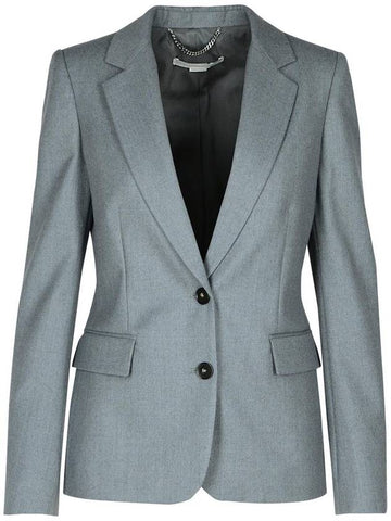 Stella McCartney Grey Wool Blazer - STELLA MCCARTNEY - BALAAN 1