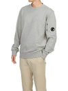 Diagonal Raised Fleece Sweatshirt Grey Melange - CP COMPANY - BALAAN 6