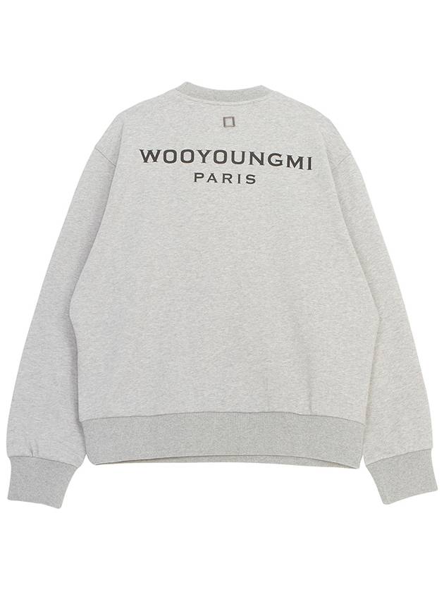 Back logo sweatshirt gray - WOOYOUNGMI - BALAAN 3