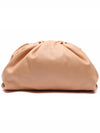 Dumpling Small Leather Clutch Bag Almond - BOTTEGA VENETA - BALAAN 5