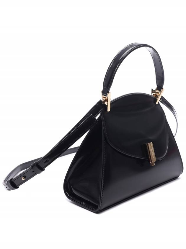 Geometric Handbag Cross Bag Black - SALVATORE FERRAGAMO - BALAAN 4