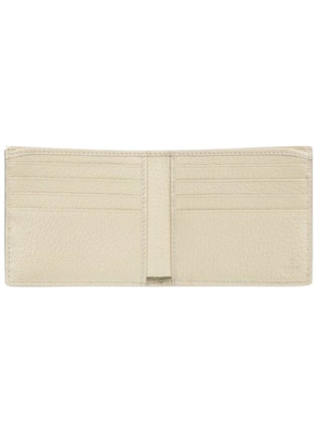 GG Detail Ebony Supreme Half Wallet Beige - GUCCI - BALAAN 5