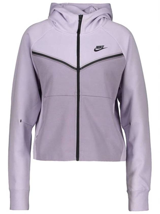 Tech Fleece Windrunner Zip-Up Hoodie Purple - NIKE - BALAAN 1