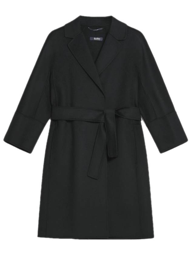 Arona Virgin Wool Coat Black 90160439 013 - S MAX MARA - BALAAN 2