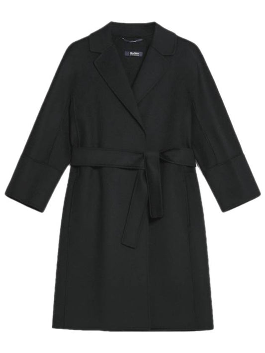 Max Mara Arona Virgin Wool Coat Black 90160439 013 - S MAX MARA - BALAAN 2