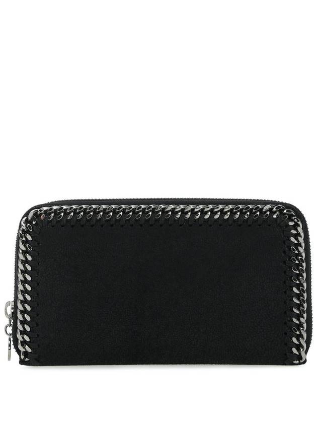 silver chain zipper long wallet black - STELLA MCCARTNEY - BALAAN 2