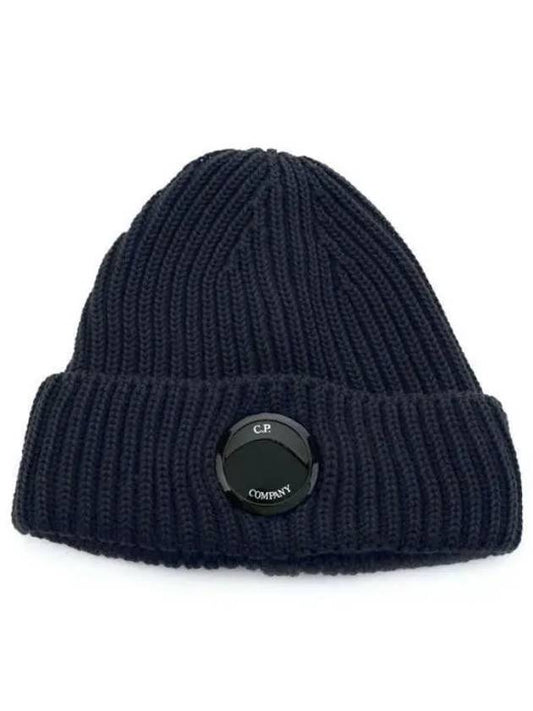 CP Company 23FW 15CMAC272A Lens Logo Patch Wool Beanie 15 1009410 - CP COMPANY - BALAAN 1